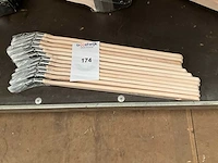 Meesterhand. gebogen verfkwast. (11x) - afbeelding 1 van  1