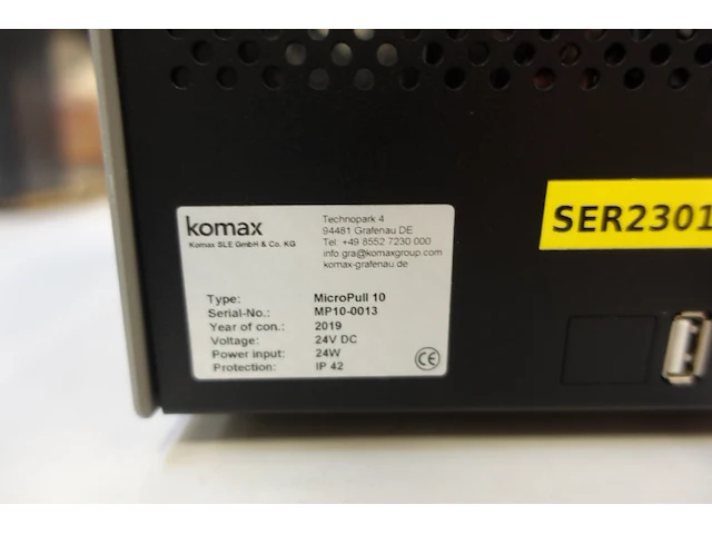 Meetsysteem komax - afbeelding 4 van  4