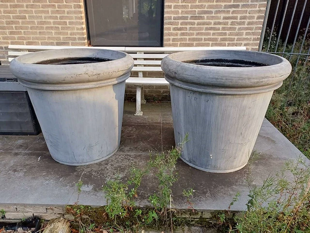 Mega bloempot (2x) - afbeelding 1 van  10