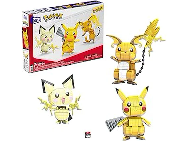 Mega construx pikachu evolution set - afbeelding 1 van  4