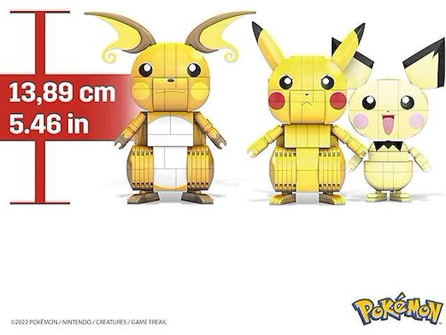 Mega construx pikachu evolution set - afbeelding 4 van  4