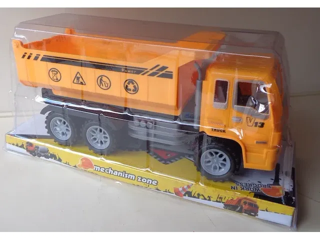 Mega creative - automatische kipper vrachtwagen terugtrek functie 32 x 24 x 12 cm - afbeelding 1 van  5