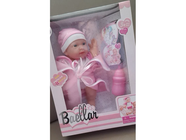 Mega creative baellar bewegende baby pop - 23 cm - afbeelding 3 van  5