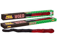 Mega gummies snoep worm - +/- 70 cm - 1 kg - xxl snoep - snoepgoed - afbeelding 1 van  2