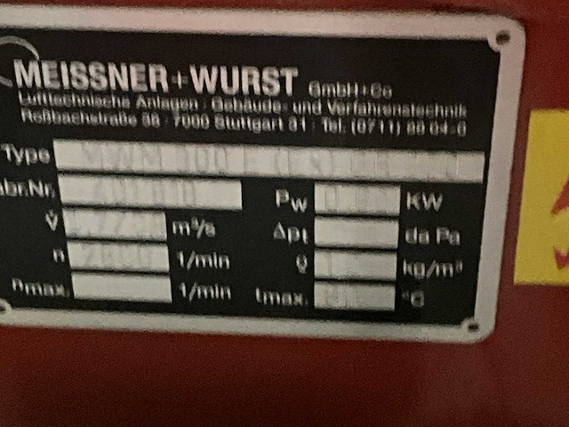 Meissner-wurst mwm 300 e afzuiging - afbeelding 5 van  5