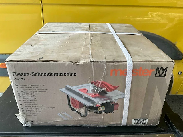 Meister ef600m - tegelzaagmachine - afbeelding 1 van  4