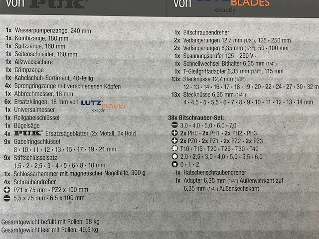 Meistercraft gereedschapswagen 240 delig - afbeelding 3 van  15
