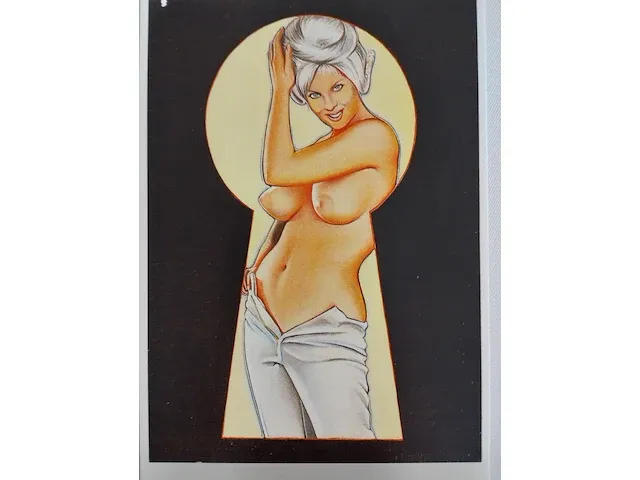 Mel ramos peek a boe - afbeelding 1 van  2