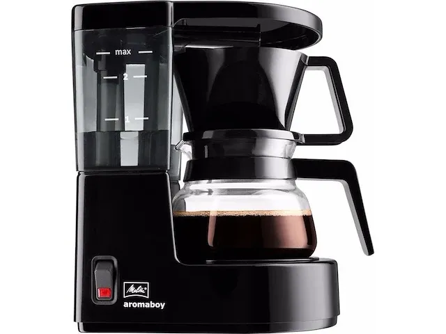 Melitta aromaboy ii 2-kops koffiezetapparaat 500w zwart - afbeelding 3 van  3