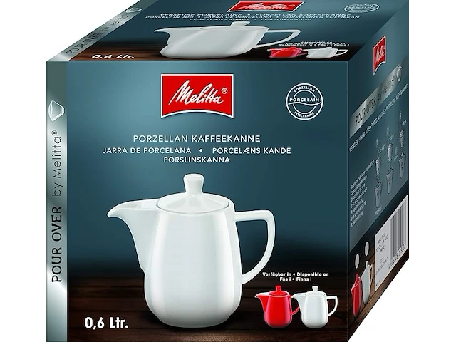 Melitta porselein koffiepot (0,6 l) - afbeelding 2 van  2