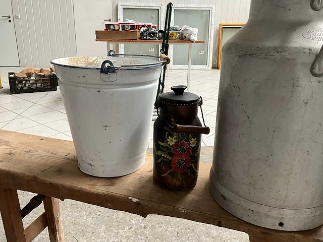 Melk/decoratievaten - afbeelding 2 van  4