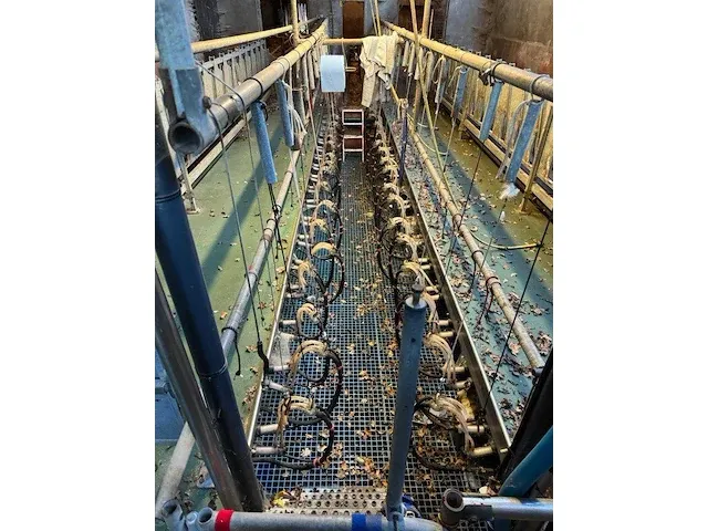 Melkstal alfa laval 2x18 schapen / geiten - afbeelding 1 van  1