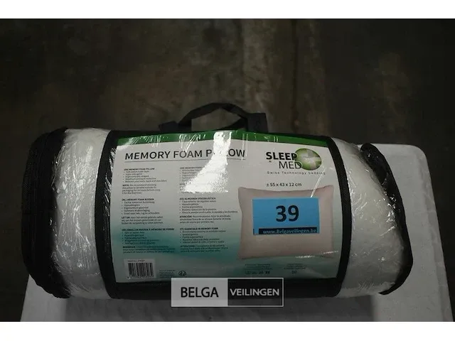 Memory foam kussen 55 x 43 x12 - afbeelding 2 van  4