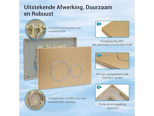 Mendorio wc-bedieningsplaat - afbeelding 3 van  4
