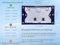 Mendorio wc-bedieningsplaat - afbeelding 3 van  4