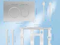 Mendorio wc-bedieningsplaat - afbeelding 5 van  5