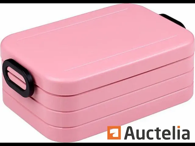 Mepal lunchbox midi – broodtrommel – 4 boterhammen - nordic pink - afbeelding 2 van  2