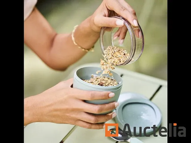 Mepal lunchpot ellipse - 500 ml - muesli-beker-to-go - geschikt voor vriezer magnetron en vaatwasser - afbeelding 2 van  6