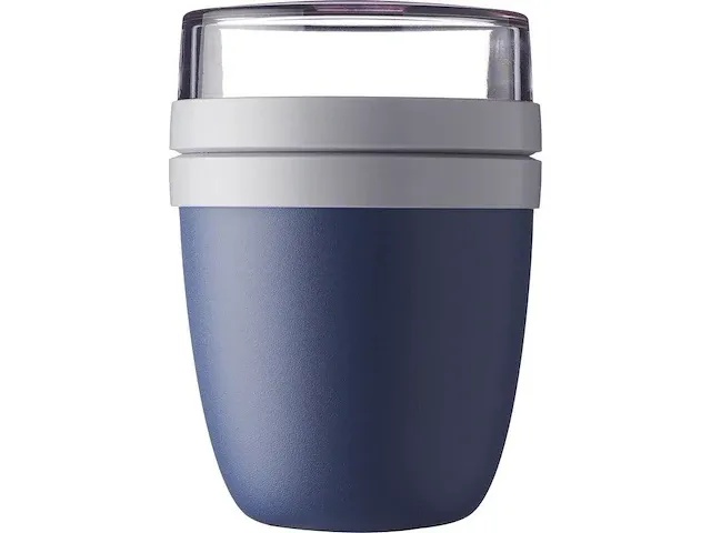 Mepal lunchpot ellipse - 500 ml - muesli-beker-to-go - geschikt voor vriezer magnetron en vaatwasser - afbeelding 1 van  6