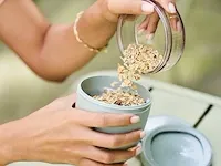 Mepal lunchpot ellipse - 500 ml - muesli-beker-to-go - geschikt voor vriezer magnetron en vaatwasser - afbeelding 3 van  6