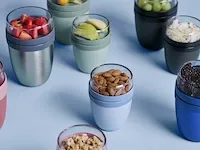 Mepal lunchpot ellipse - 500 ml - muesli-beker-to-go - geschikt voor vriezer magnetron en vaatwasser - afbeelding 5 van  6