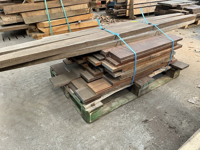 Merbau - bankirai balken en planken - diverse lengtes (174-47) - afbeelding 4 van  4