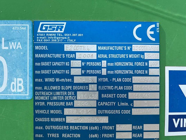 Mercedes - 2008 - sprinter hoogtewerker - 311 - personenauto - afbeelding 7 van  25