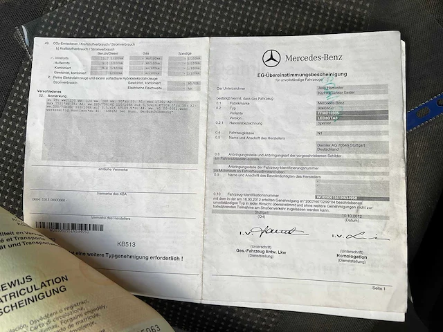 Mercedes - 2013 - sprinter - koelwagen - personenauto - afbeelding 29 van  37