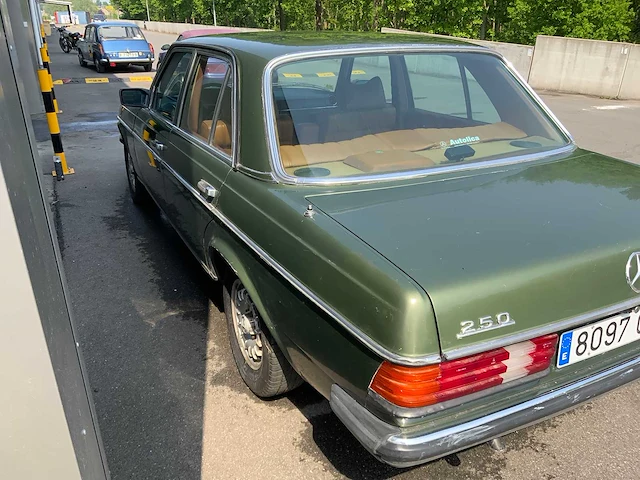 Mercedes - 250 6cyl - w123 - oldtimer real barnfind 15.000km. - afbeelding 24 van  24