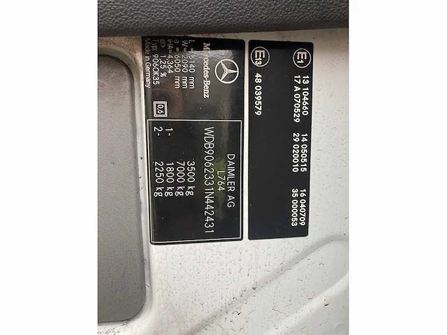 Mercedes - 316cdi - sprinter - mercedes sprinter 316cdi - afbeelding 9 van  22