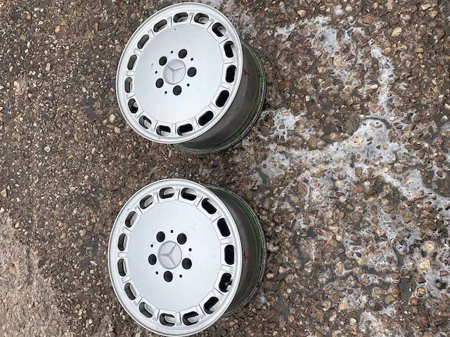 Mercedes - bundt - gullideckel - bbs - velg - afbeelding 7 van  9