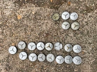 Mercedes - bundt - gullideckel - bbs - velg - afbeelding 9 van  9