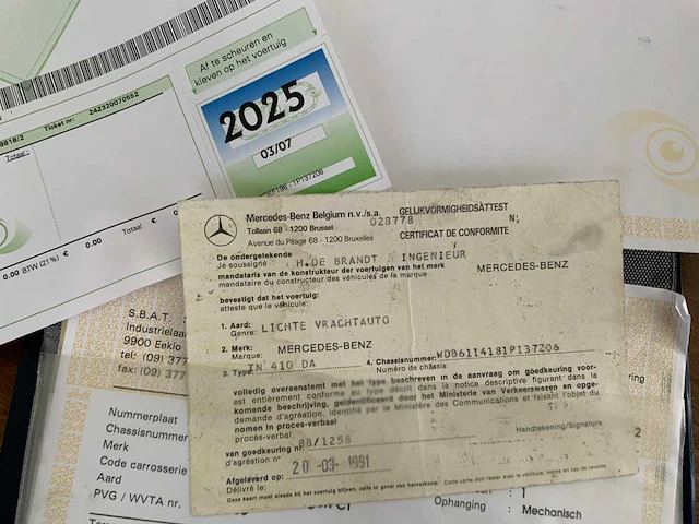 Mercedes - mercedes 410 paardentransport - lichte vracht 3.5t. - oldtimer lichte vracht - afbeelding 30 van  39