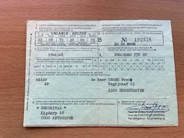 Mercedes 170 d 1953 - afbeelding 9 van  10