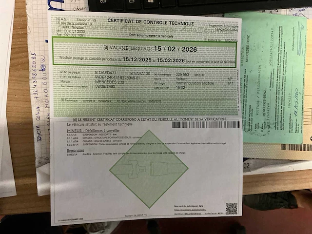 Mercedes 230 oldtimer uit 1990 - afbeelding 33 van  41