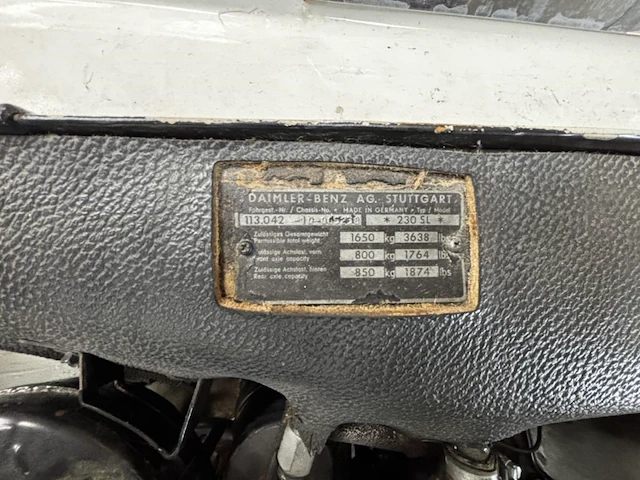 Mercedes 230 sl pagode - afbeelding 32 van  32