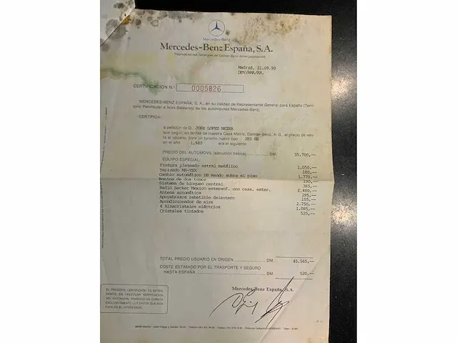 Mercedes 280 se 20.000 km !!! - afbeelding 42 van  55