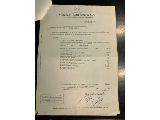 Mercedes 280 se 20.000 km !!! - afbeelding 44 van  55
