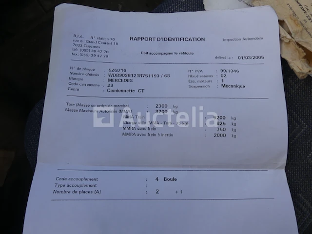 Mercedes 308 cdi-d dieplader (vin:wdb9036121r751193) - afbeelding 6 van  14