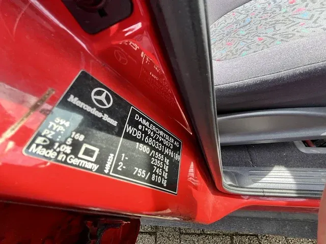 Mercedes a, 2000 - afbeelding 10 van  21