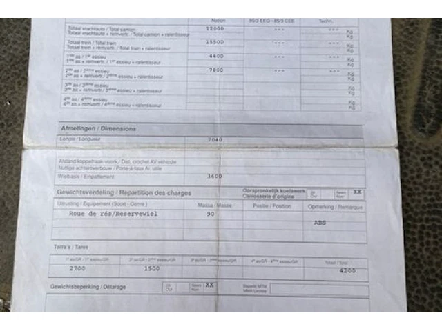 Mercedes a418 1124 pompwagen - afbeelding 41 van  53