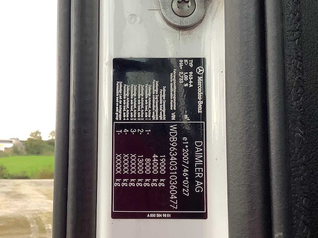 Mercedes-benz - actros 963-4-a - truck - 2019 - afbeelding 2 van  14