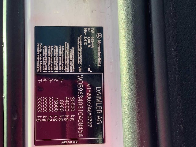 Mercedes-benz - actros 963-4-a - truck - 2019 - afbeelding 3 van  13