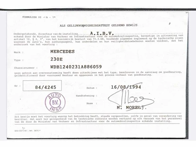 Mercedes-benz 230e, 1988 - afbeelding 10 van  19
