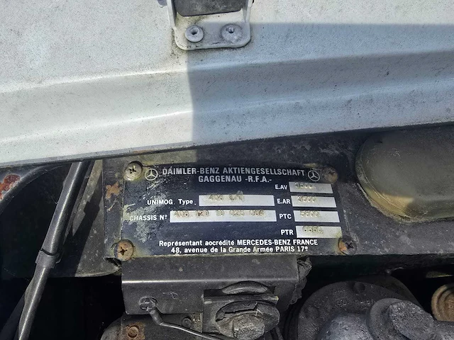 Mercedes-benz 406.121 unimog 406 voorouders - afbeelding 13 van  20