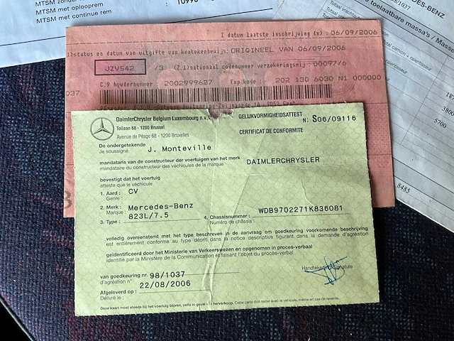 Mercedes-benz 823l vrachtwagen - afbeelding 28 van  37