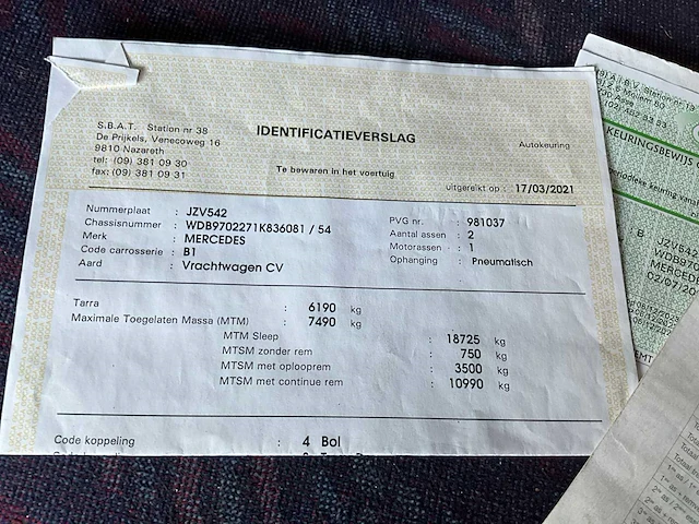 Mercedes-benz 823l vrachtwagen - afbeelding 29 van  37