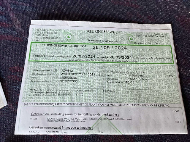 Mercedes-benz 823l vrachtwagen - afbeelding 30 van  37