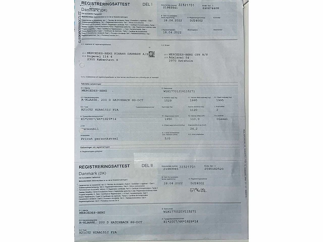 Mercedes-benz a-klasse, 200d,2022 - afbeelding 22 van  29