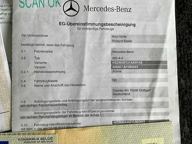 Mercedes-benz actros 1945 trekker - afbeelding 36 van  43